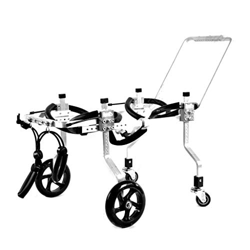 Adjustable Dog Wheelchair for Back Legs - Full Support Pet Stroller Cart | Mobility Aid for Dog Rehabilitation | Enhance Mobility for Disabled Dogs