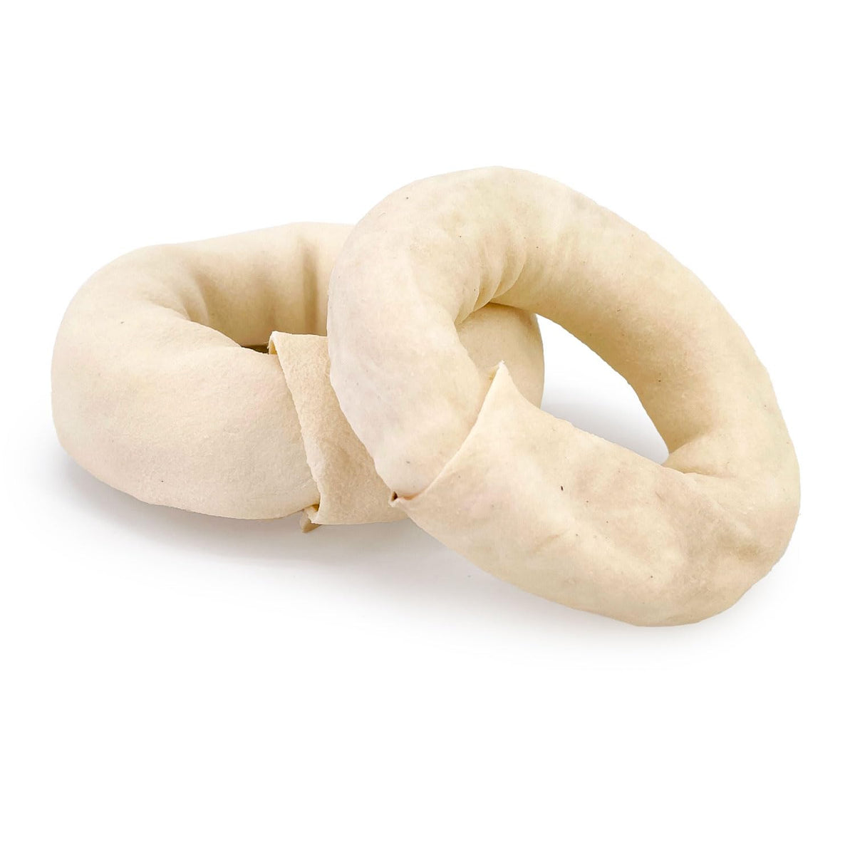 ValueBull USA Beef Rawhide Donut Ring Dog Chews, 200 Count