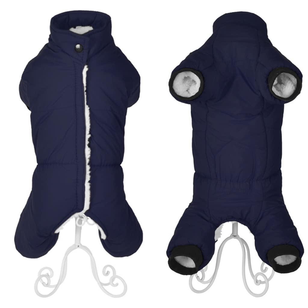 Dog Clothes Winter Female Dog Clothing Jumpsuit Thicken Warm Dog Costume Puppy Pomeranian Poodle French Bulldog Coat Outfit (Color : A Size : XXXL Code) (A M code)