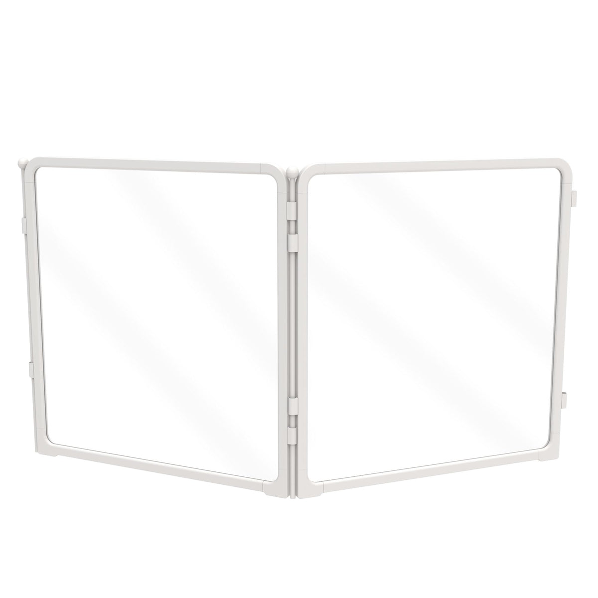 FXW AuraSpace Pro Acrylic & Wire Dog Playpen with Divider, 32"H, 12 Panels