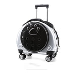 Pet Dog Cat Trolley Suitcase Luggage with Wheels Carrying Breathable Backpack Stroller