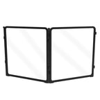 FXW AuraSpace Pro Acrylic & Wire Dog Playpen with Divider, 32"H, 12 Panels