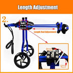 Dog Wheelchair for Small to Large Dogs - Adjustable Hind Leg Support, Pet Mobility Aid for Hip Support & Amputation Recovery, Enhance Dog Walking & Mobility