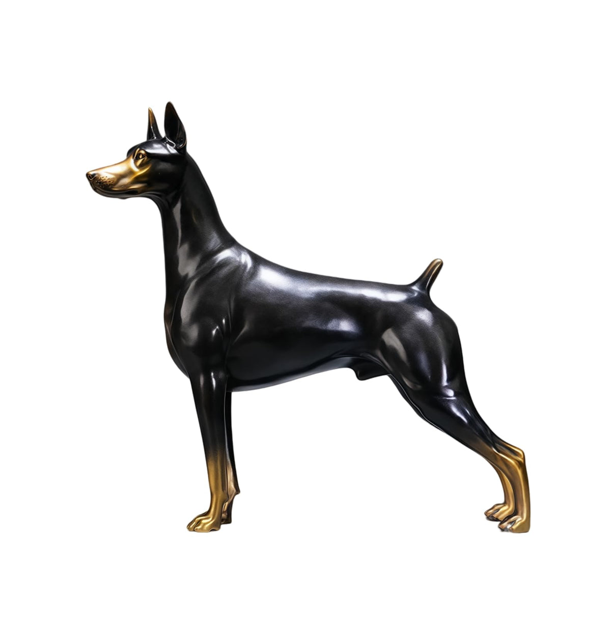 Top Brass Dog Statue & Figurine, Dog Gift & Decor, Gifts for Men/Lovers, Feng Shui Decor, Feng Shui Statue/Gifts (Medium)