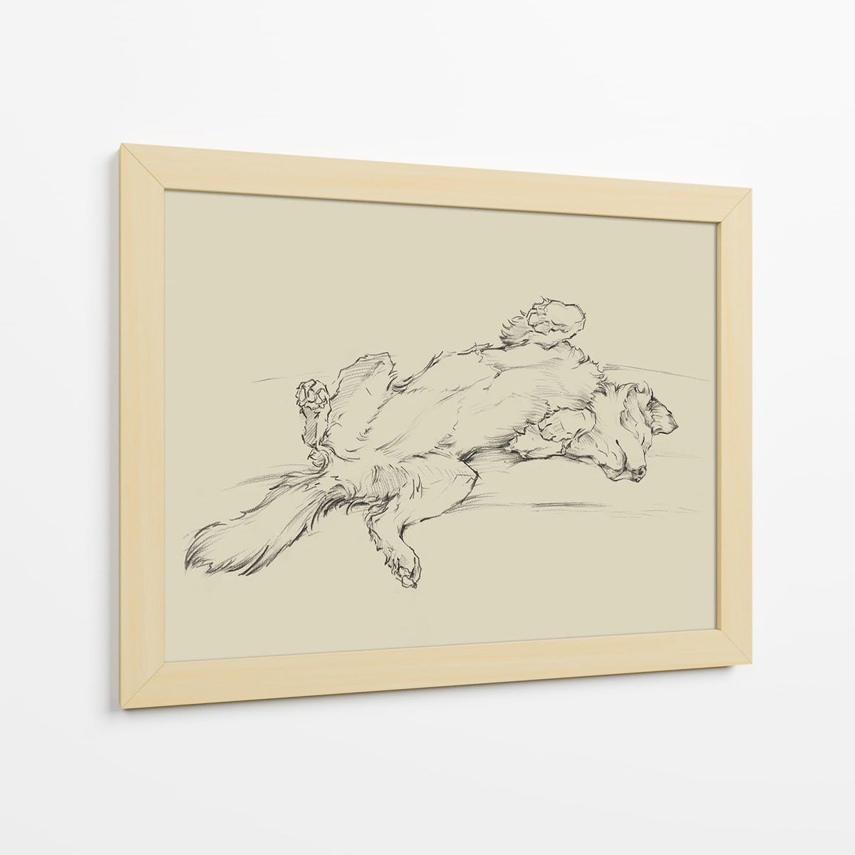Canvas Lab | Dog Tired III by Ethan Harper | 40 x 30 in | Canvas Print Wall Art | Animals, Dogs, Nature | Wall Decor for Bedroom, Living Room or Office
