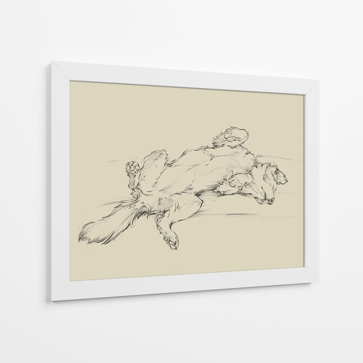 Canvas Lab | Dog Tired III by Ethan Harper | 40 x 30 in | Canvas Print Wall Art | Animals, Dogs, Nature | Wall Decor for Bedroom, Living Room or Office