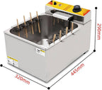 12L Large Capacity Commercial Automatic Cheese Hot Dog Sticks Fryer Electric Deep Hot Corn Dog Fryer Machine