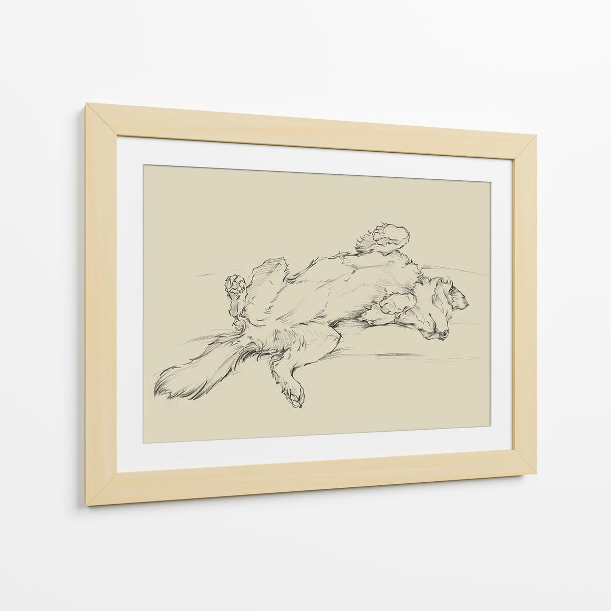 Canvas Lab | Dog Tired III by Ethan Harper | 40 x 30 in | Canvas Print Wall Art | Animals, Dogs, Nature | Wall Decor for Bedroom, Living Room or Office