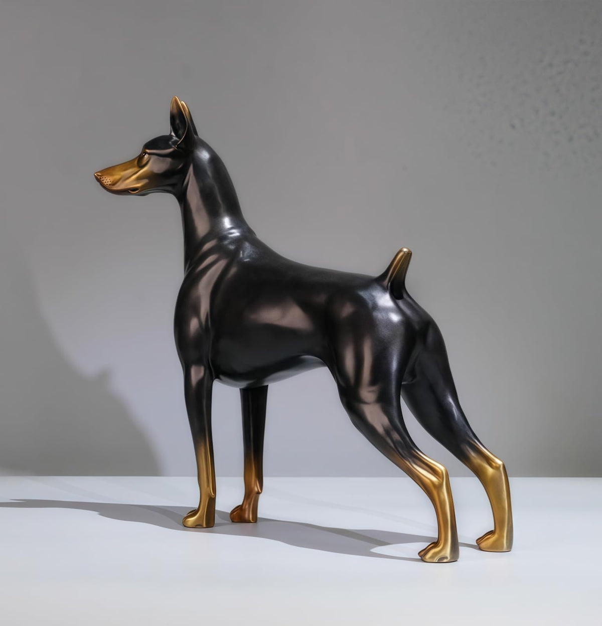 Top Brass Dog Statue & Figurine, Dog Gift & Decor, Gifts for Men/Lovers, Feng Shui Decor, Feng Shui Statue/Gifts (Medium)