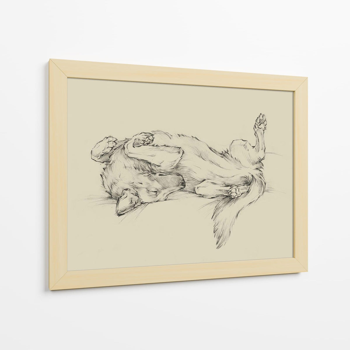 Canvas Lab | Dog Tired I by Ethan Harper | 40 x 30 in | Canvas Print Wall Art | Animals, Dogs, Nature | Wall Decor for Bedroom, Living Room or Office