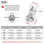 Pet Shoes Dog Shoes Winter Cotton Anti Slip Dog Rain Snow Boots Reflective Waterproof Pet Shoes Footwear for Medium Large Dogs Bulldog (Black 5 Code)