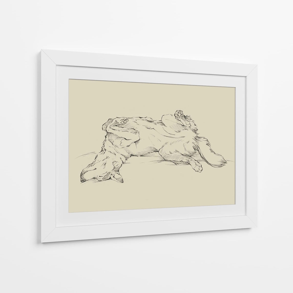 Canvas Lab | Dog Tired IV by Ethan Harper | 40 x 30 in | Canvas Print Wall Art | Animals, Dogs, Nature | Wall Decor for Bedroom, Living Room or Office