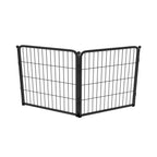 FXW AuraSpace Pro Acrylic & Wire Dog Playpen with Divider, 32"H, 12 Panels