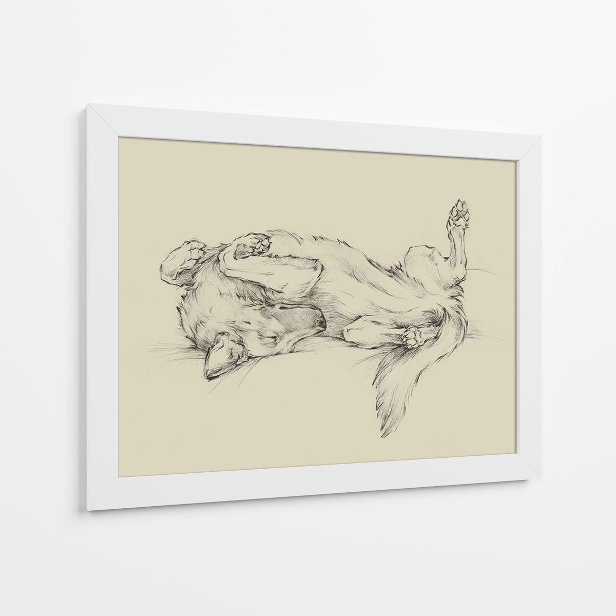 Canvas Lab | Dog Tired I by Ethan Harper | 40 x 30 in | Canvas Print Wall Art | Animals, Dogs, Nature | Wall Decor for Bedroom, Living Room or Office