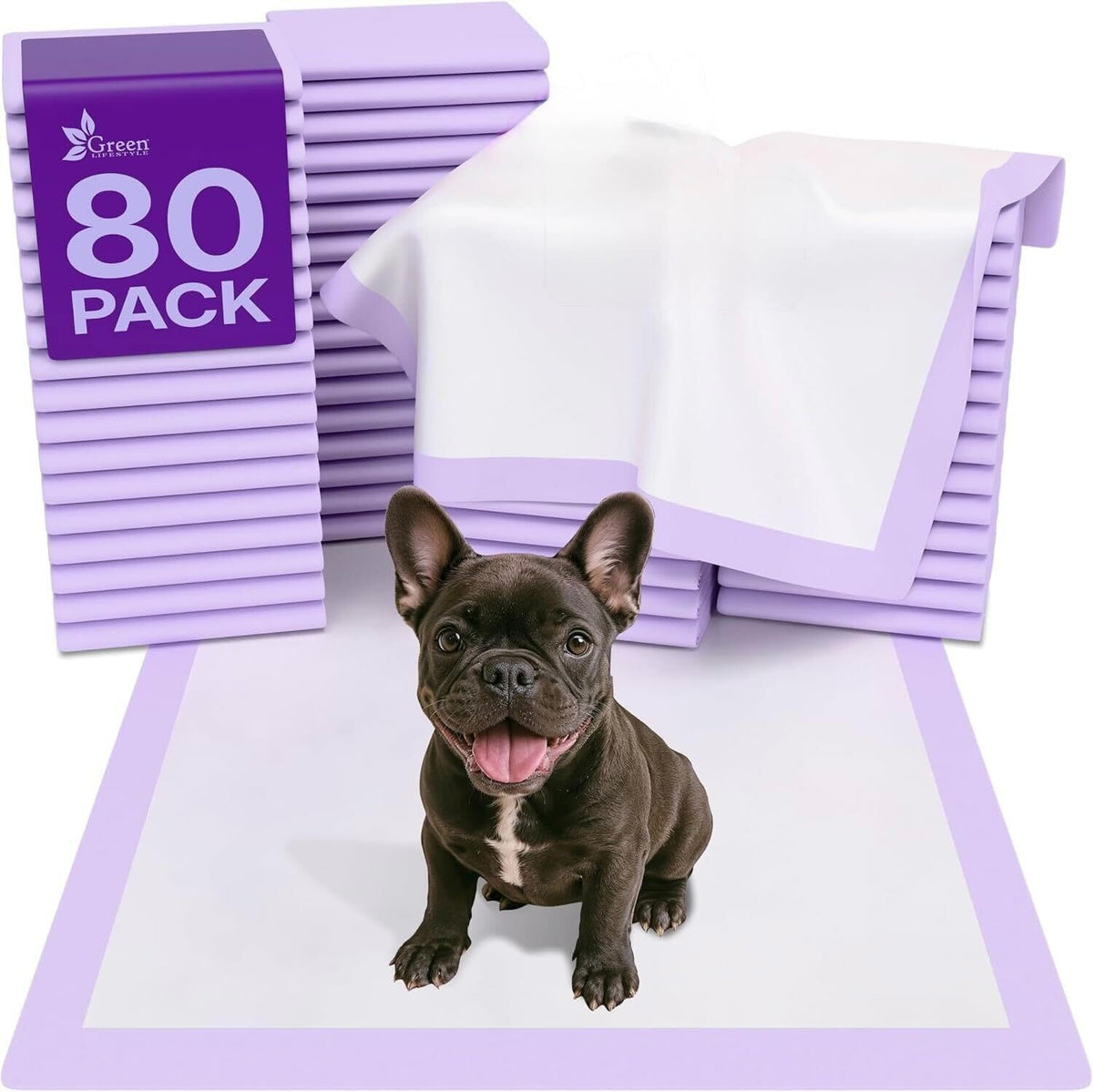 40 Pack Washable Pee Pads for Dogs 34"x36", Waterproof Puppy Pee Pads