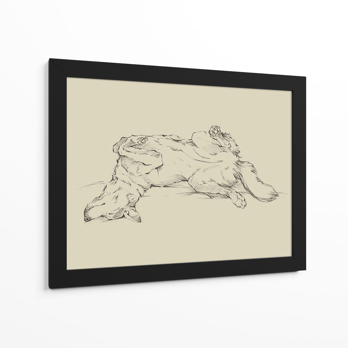 Canvas Lab | Dog Tired IV by Ethan Harper | 40 x 30 in | Canvas Print Wall Art | Animals, Dogs, Nature | Wall Decor for Bedroom, Living Room or Office