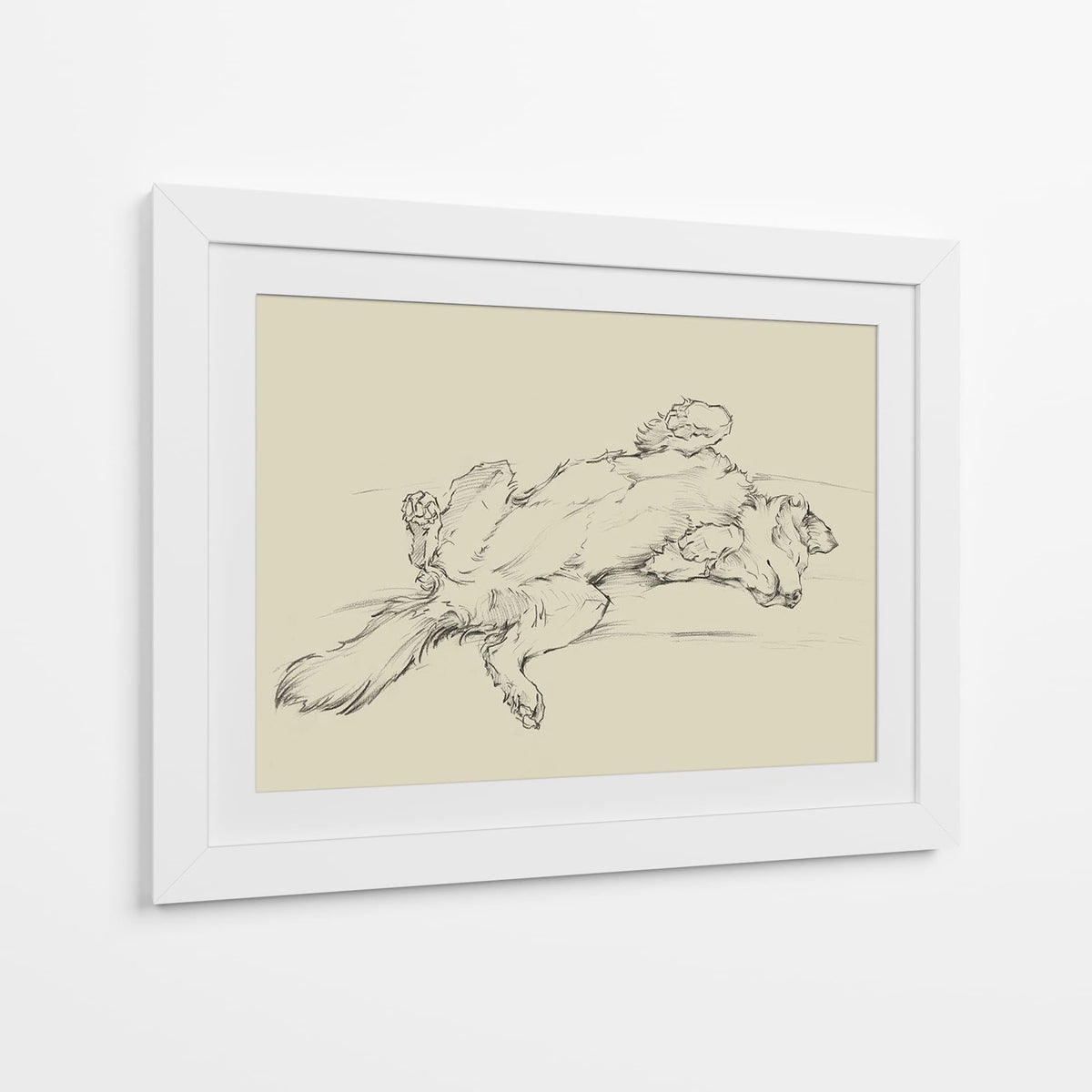 Canvas Lab | Dog Tired III by Ethan Harper | 40 x 30 in | Canvas Print Wall Art | Animals, Dogs, Nature | Wall Decor for Bedroom, Living Room or Office