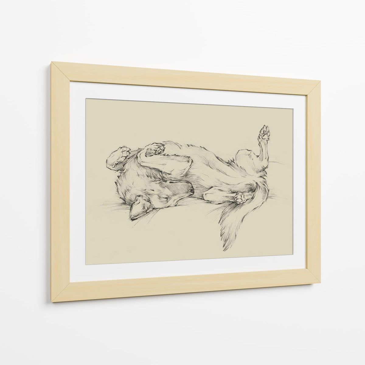 Canvas Lab | Dog Tired I by Ethan Harper | 40 x 30 in | Canvas Print Wall Art | Animals, Dogs, Nature | Wall Decor for Bedroom, Living Room or Office