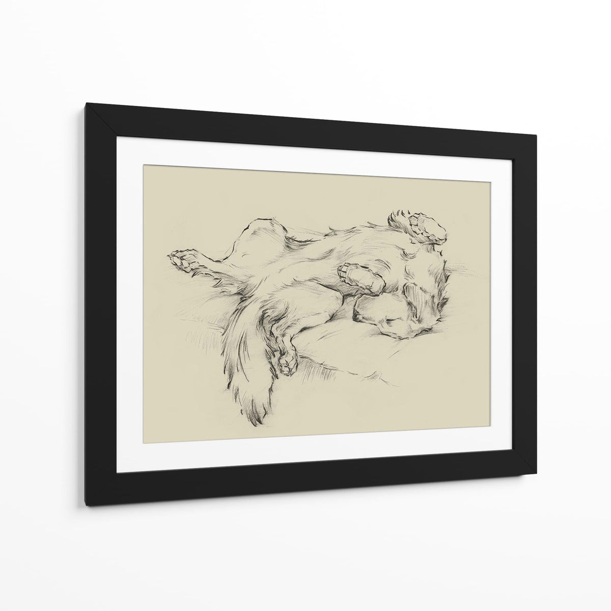 Canvas Lab | Dog Tired II by Ethan Harper | 40 x 30 in | Canvas Print Wall Art | Animals, Dogs, Nature | Wall Decor for Bedroom, Living Room or Office
