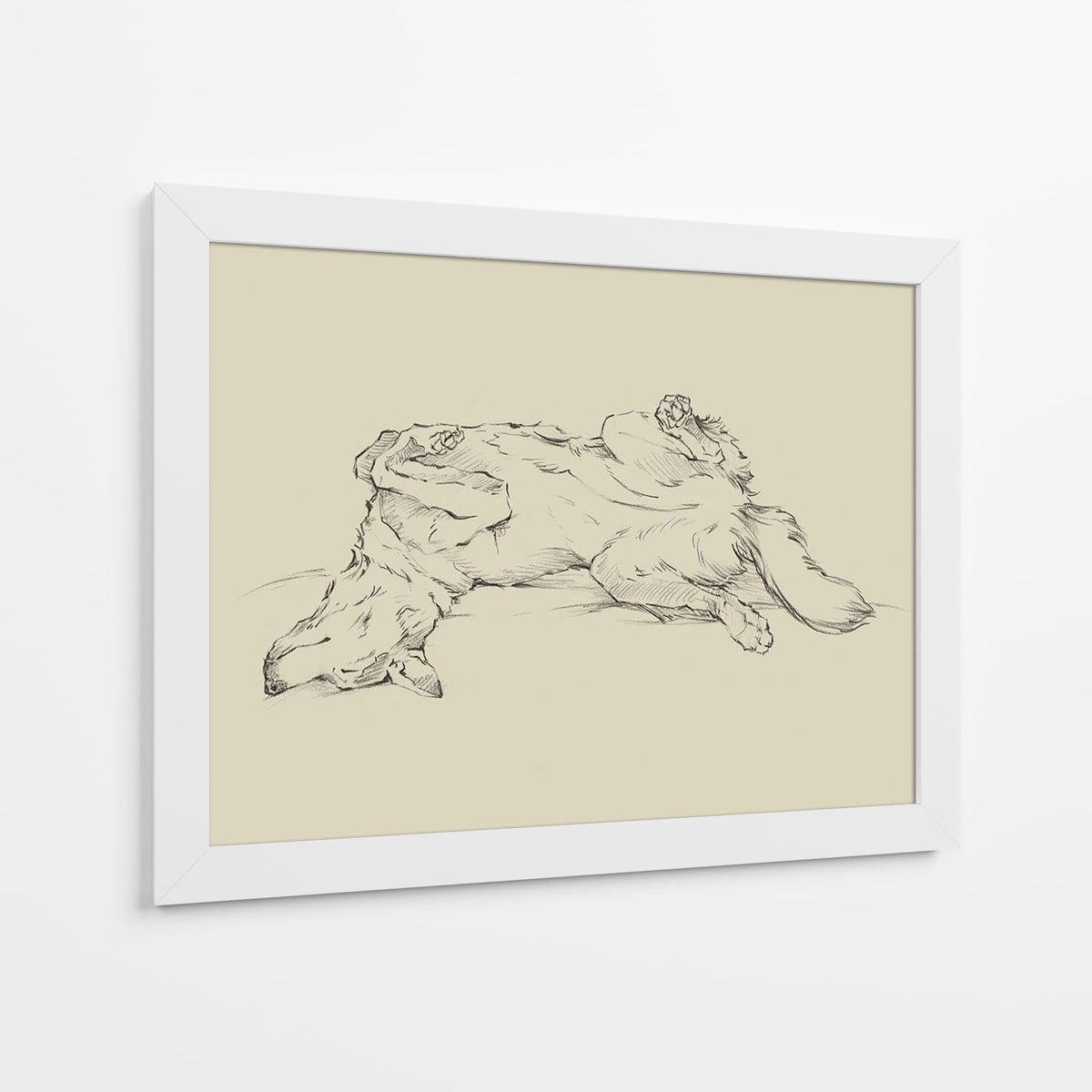 Canvas Lab | Dog Tired IV by Ethan Harper | 40 x 30 in | Canvas Print Wall Art | Animals, Dogs, Nature | Wall Decor for Bedroom, Living Room or Office