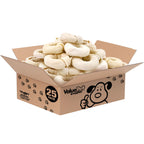 ValueBull USA Beef Rawhide Donut Ring Dog Chews, 200 Count