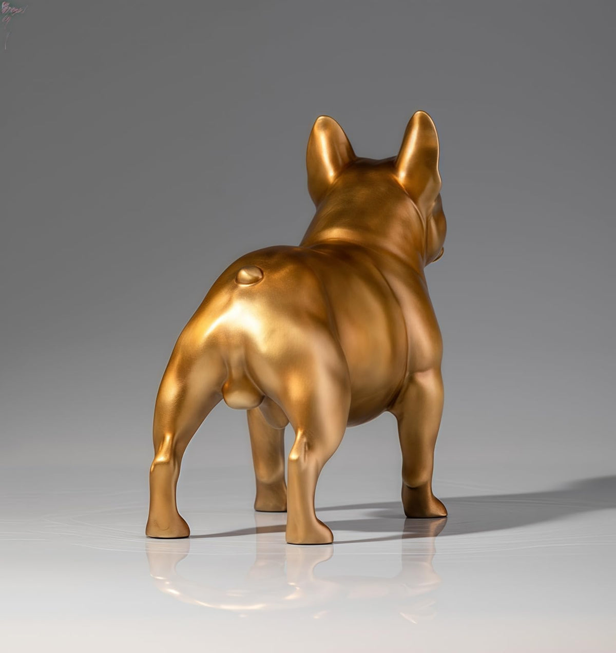 Top Brass Dog Statue & Figurine, Dog Gift & Decor, Gifts for Men/Lovers, Feng Shui Decor, Feng Shui Statue/Gifts (Large)