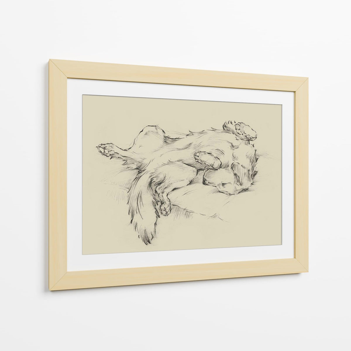 Canvas Lab | Dog Tired II by Ethan Harper | 40 x 30 in | Canvas Print Wall Art | Animals, Dogs, Nature | Wall Decor for Bedroom, Living Room or Office