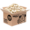 ValueBull USA Beef Rawhide Donut Ring Dog Chews, 200 Count