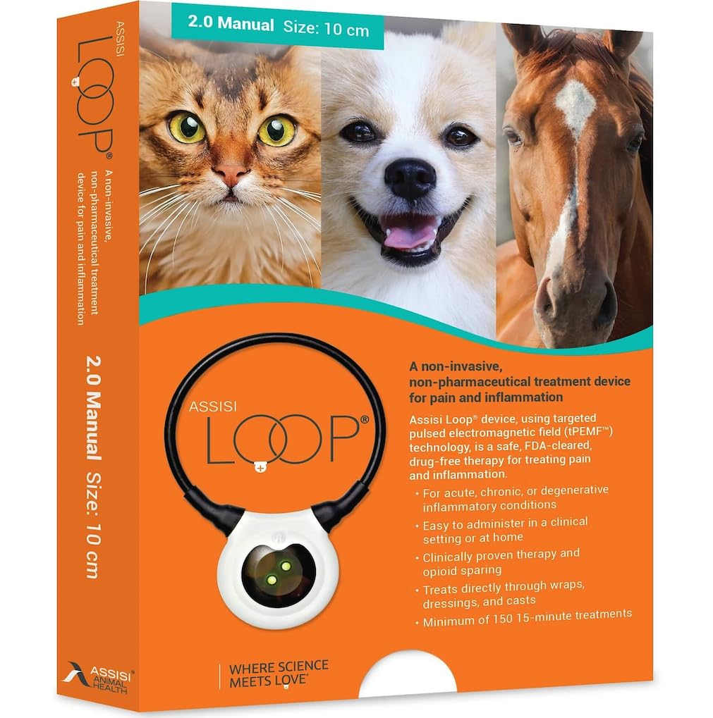 Assisi LOOP 2.0 Manual tPEMF Device for Dogs, Cats, and Horses