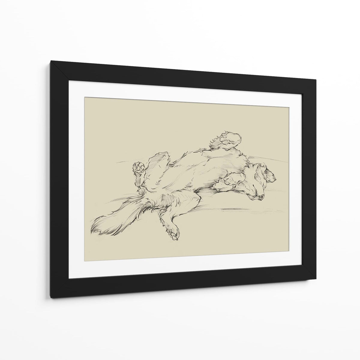 Canvas Lab | Dog Tired III by Ethan Harper | 40 x 30 in | Canvas Print Wall Art | Animals, Dogs, Nature | Wall Decor for Bedroom, Living Room or Office