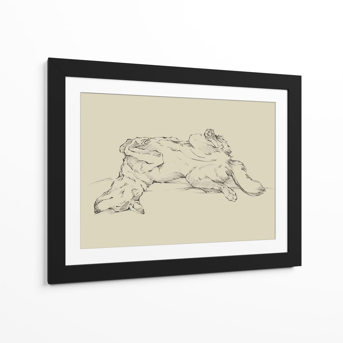 Canvas Lab | Dog Tired IV by Ethan Harper | 40 x 30 in | Canvas Print Wall Art | Animals, Dogs, Nature | Wall Decor for Bedroom, Living Room or Office