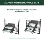 FXW Instant Dog Playpen with RV Step Grid for RV Camping, 40"H, 32 Panels