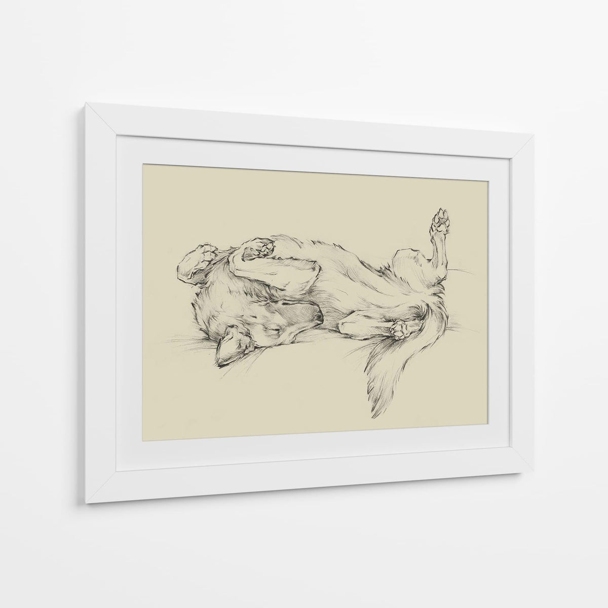 Canvas Lab | Dog Tired I by Ethan Harper | 40 x 30 in | Canvas Print Wall Art | Animals, Dogs, Nature | Wall Decor for Bedroom, Living Room or Office