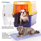 Pet Crate - Durable, Heavy Duty Dog Cat Kennel, Airline Approved Pet Carrier, Pet Palace Dog Kennel, Travel Dog and Cat Crate for Large Dogs Indoor or Outdoor, 7 Sizes