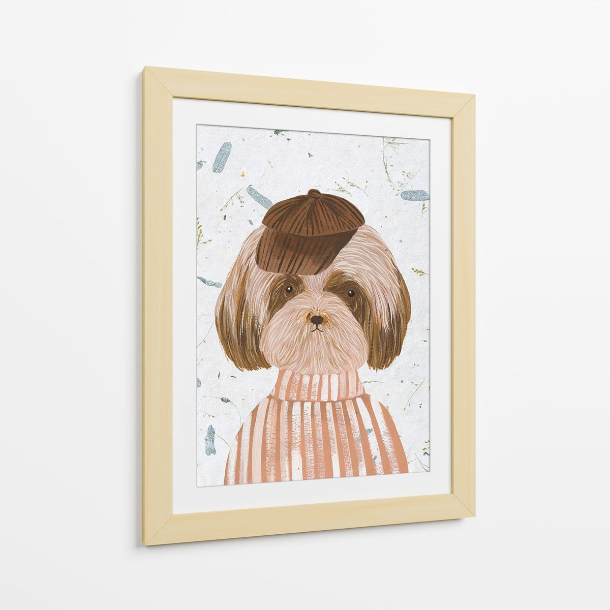 Canvas Lab | Hip Dog II by Melissa Wang | 30 x 40 in | Canvas Print Wall Art | Animals, Dogs, Nature | Wall Decor for Bedroom, Living Room or Office