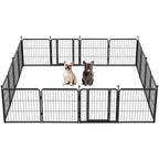FXW Instant Dog Playpen with RV Step Grid for RV Camping, 40"H, 32 Panels