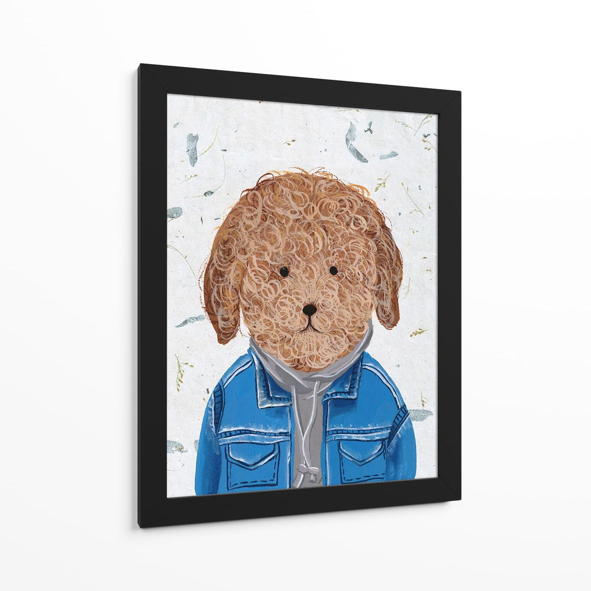 Canvas Lab | Hip Dog III by Melissa Wang | 30 x 40 in | Canvas Print Wall Art | Animals, Dogs, Nature | Wall Decor for Bedroom, Living Room or Office