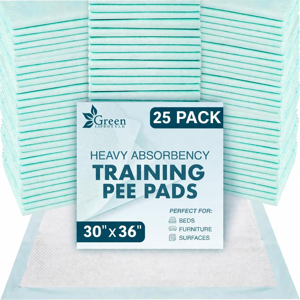 40 Pack Washable Pee Pads for Dogs 34"x36", Waterproof Puppy Pee Pads