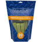 ValueBull Himalayan Yak Cheese Dog Chews, Mint, Large, 100 Count