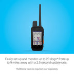 Garmin Alpha 200i Dog Tracking Handheld, Utilizes inReach Technology, Sunlight-readable 3.6" Touchscreen (010-02230-50)