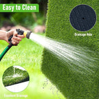 Artificial Turf Grass Rug 15x20 ft, Fake Grass Carpet for Patio