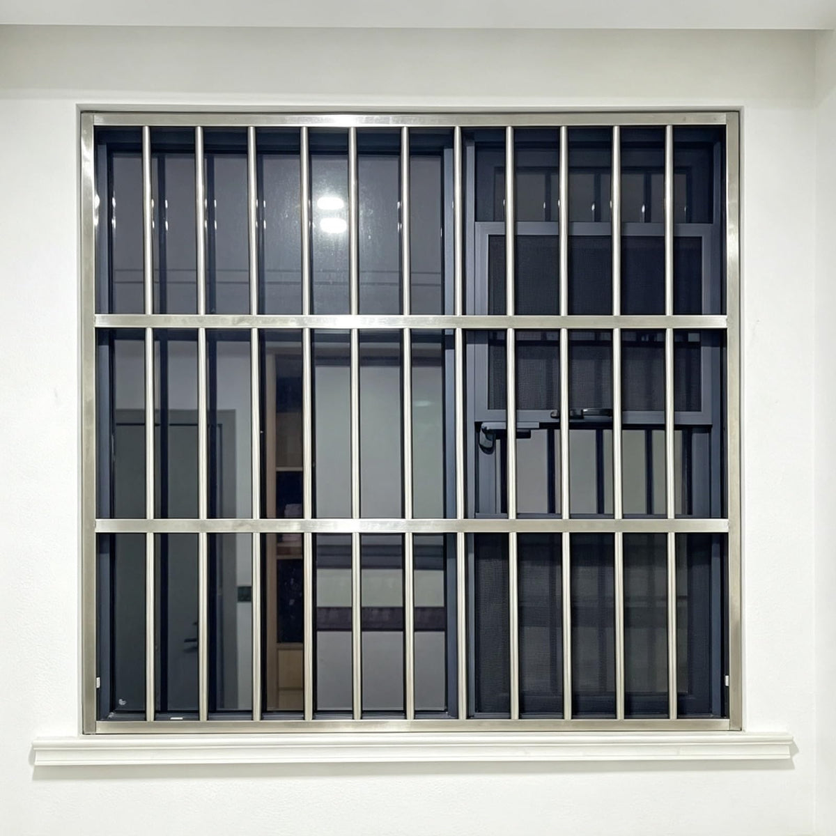 Security Bars Windows Prevent Burglary for Outside 203 cm Tall