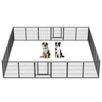 FXW Instant Dog Playpen with RV Step Grid for RV Camping, 40"H, 32 Panels