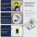 Commercial Hot Dog Binding Machine, Sausage Knot Machine, Binding Mode/Winding Mode, Portable Stainless Steel Kitchen Processor Tools For Kitchen Cooking, Dining - With Foot Pedal