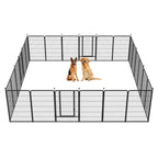 FXW Instant Dog Playpen with RV Step Grid for RV Camping, 40"H, 32 Panels