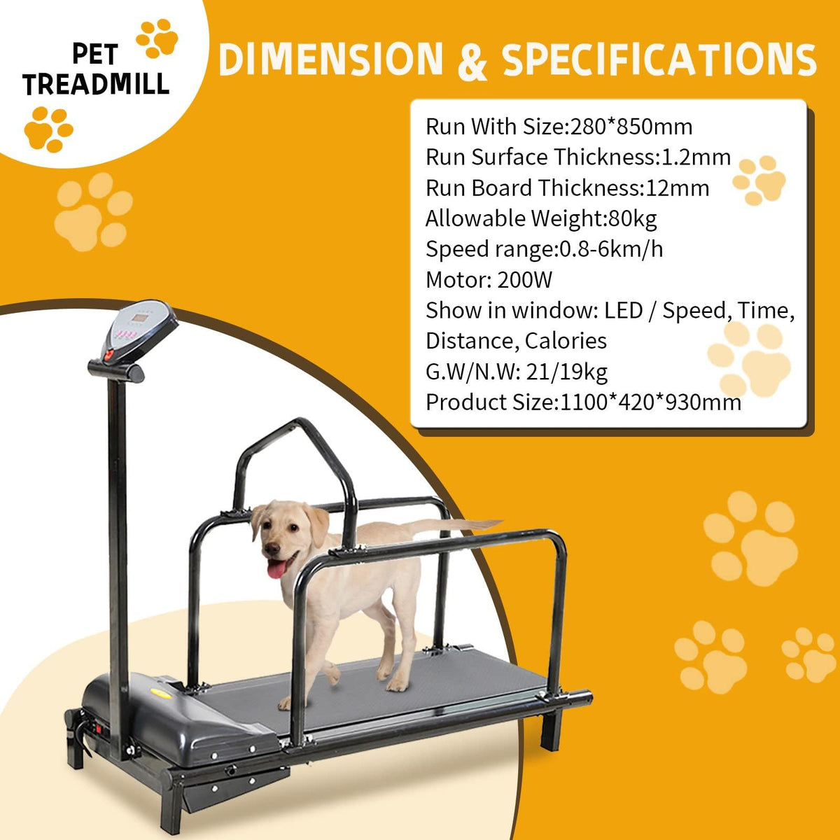 Dog Treall for Lar and Mum Dogs, Indoor and Outdoor Exercise Equint, Slatmill for Training Dogs Up to 176lb, Promotes Healthy Activi and Weight Manaent