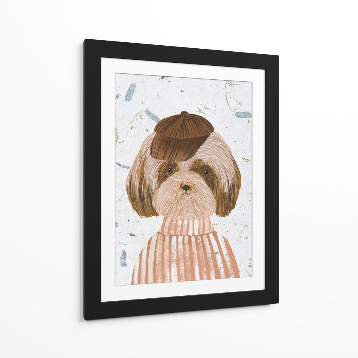 Canvas Lab | Hip Dog II by Melissa Wang | 30 x 40 in | Canvas Print Wall Art | Animals, Dogs, Nature | Wall Decor for Bedroom, Living Room or Office