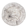 Long Plush Round Dog Cushion Pet Bed For Samll House Washable Bed Winter Warm Sleeping Puppy Soft Bed (D XL)