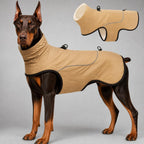 predolo Four-Leg Dog Jacket Warm Dog Jacket Equipped Pet Clothing for Outdoor Walks, L