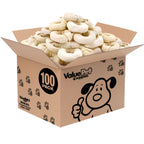 ValueBull USA Beef Rawhide Donut Ring Dog Chews, 200 Count